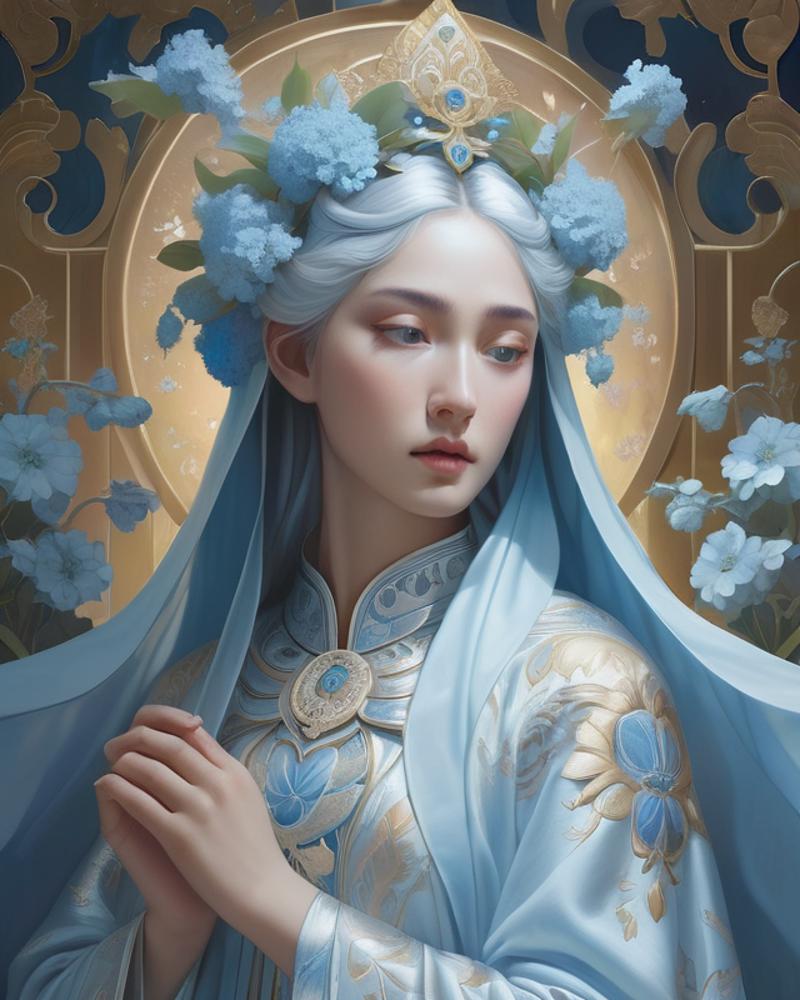 00898-1099665163-breathtaking detailed concept art painting portrait of the hugs goddess of light blue flowers, orthodox saint, with anxious pier.png